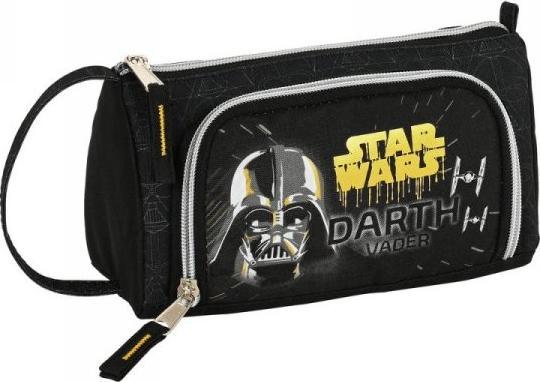 Piórnik Star Wars Torba szkolna Star Wars Fighter Czarny (20 x 11 x 8.5 cm) (32 Części) 1