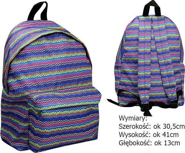 Loren Wzorzysty plecak damski w sportowym stylu - Loren  NoSize 1