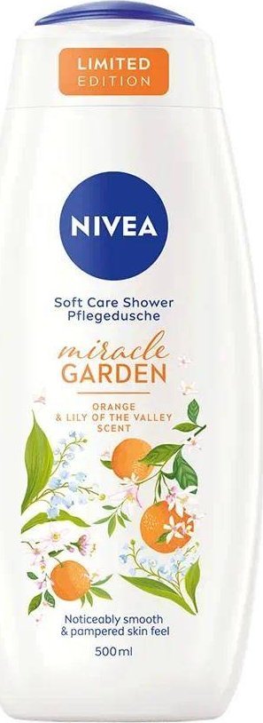 NIVEA_Miracle Garden żel pod prysznic Pomarańcza i Konwalia 500ml 1