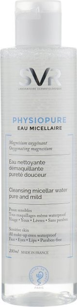 SVR Physiopure Płyn micelarny do demakijażu 200ml 1