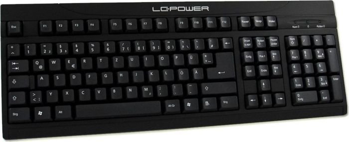 Klawiatura LC-Power 902 Przewodowa Czarna DE (LC-KEY-902US) 1