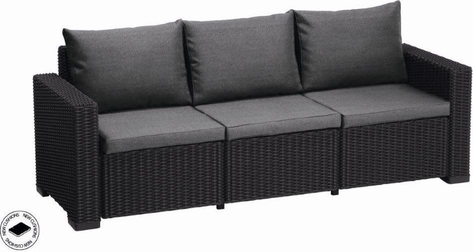 Keter Keter Sofa trzyosobowa California 199 x 72 x 68 cm