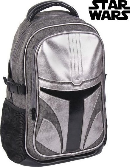 The mandalorian Plecak Casual The Mandalorian (31 x 47 x 24 cm) Czarny Szary 1