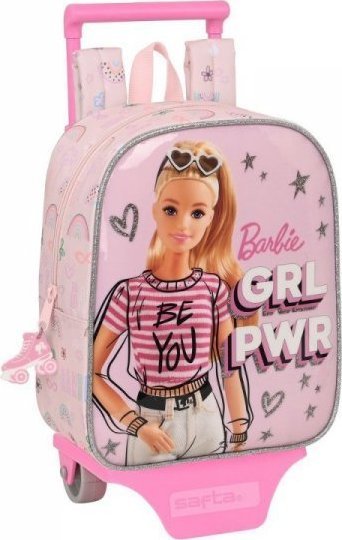 Barbie Torba szkolna z kółkami Barbie Sweet Różowy (22 x 28 x 10 cm) 1