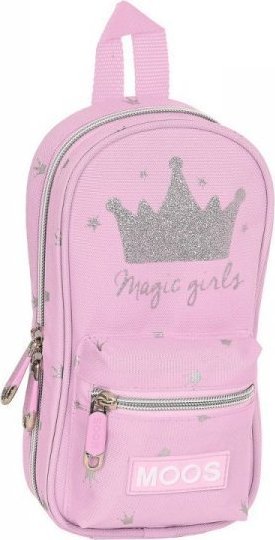 Moos Piórnik w kształcie Plecaka Moos Magic Girls Różowy (12 x 23 x 5 cm) (33 Części) 1