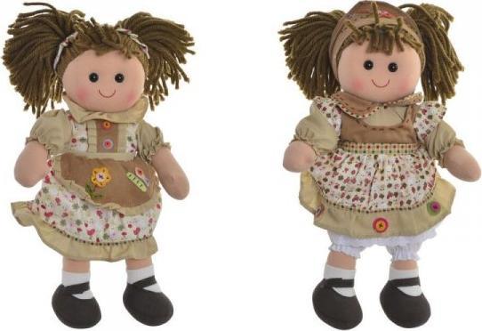 DKD Home Decor Szmaciana Lalka DKD Home Decor Sukienka (24 x 10 x 35 cm) (2 pcs) 1