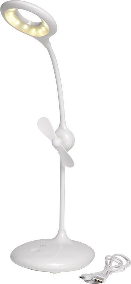 Wentylator USB Upominkarnia Lampa z wentylatorem FRESH LIGHT, biały 1