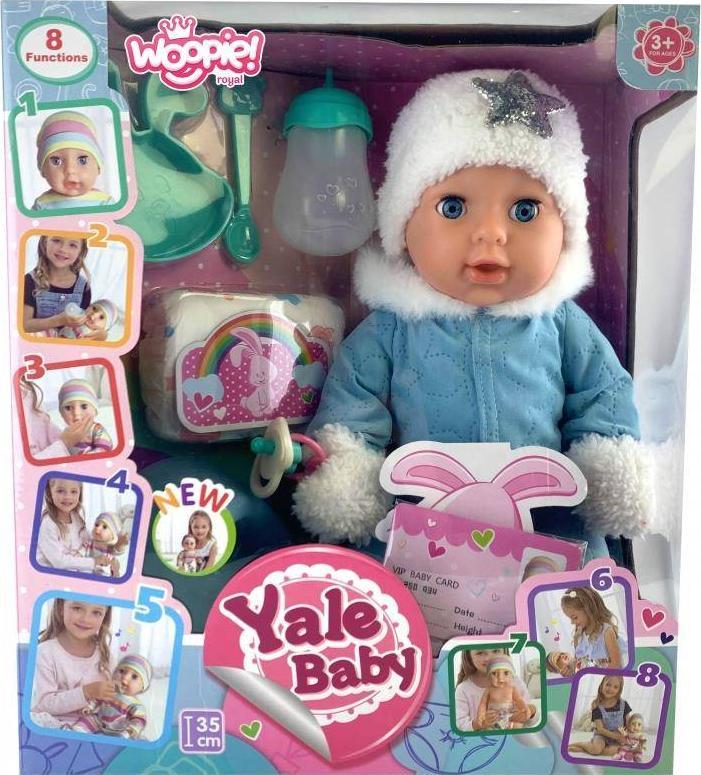 Woopie WOOPIE ROYAL Lalka Interaktywna Mały Franio Eskimos 35 cm + Akc. 1