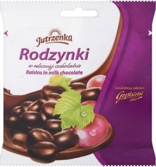 Jutrzenka Jutrzenka Rodzynki w mlecznej czekoladzie 80 g 1