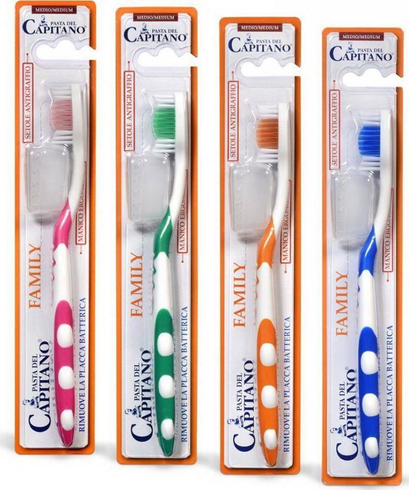 Pasta Del Capitano Family szczoteczka do zębów Medium 1szt 1