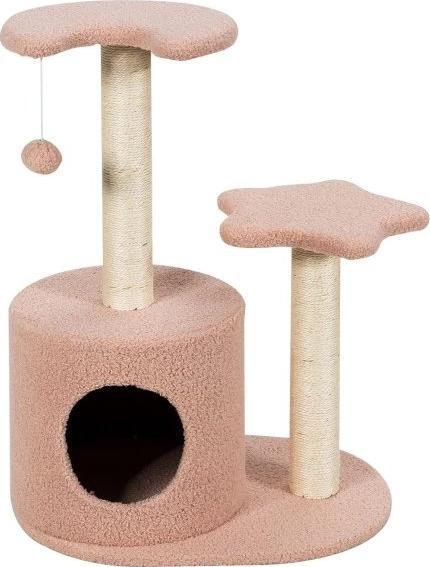 Costway Drapak dla kota z budką i piłeczką, wysokość 72 cm 1