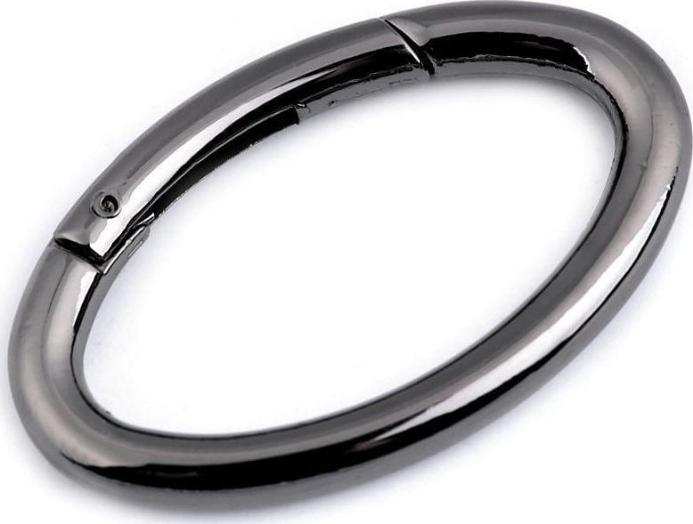 Import Karabińczyk owalny 5743  ( Czarny ) 1