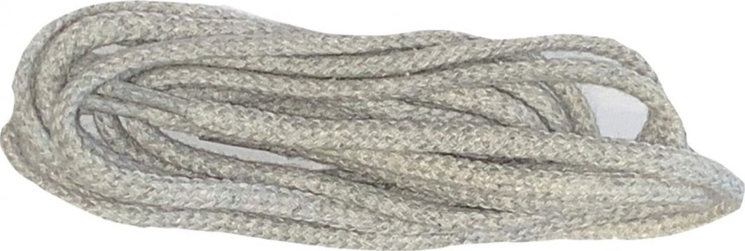 kufer-pasmanteria.pl Sznurowadła okrągłe bawełniane 90 cm Szare 1