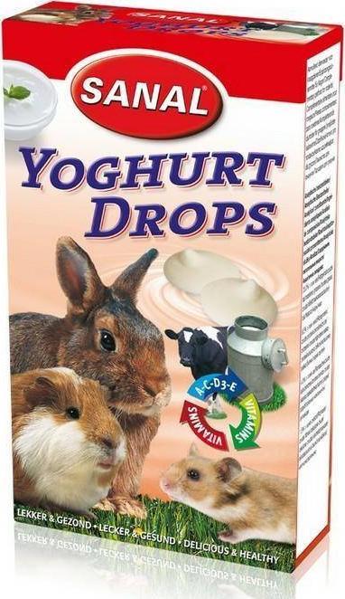 SANAL Sanal Witaminy Gryzoń Drops Jogurt 45g 1