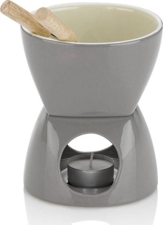 Kela ceramiczny zestaw do fondue czekoladowego, 0,4 l, szary 1
