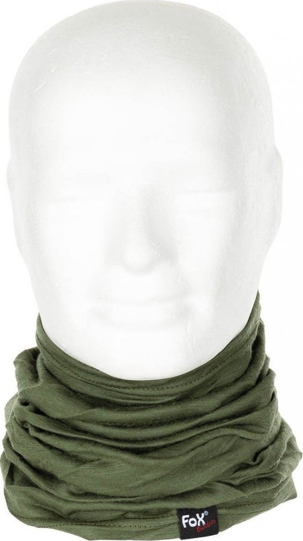FoxOutdoor Szalik FoxOutdoor Merino Lite, zielony 1