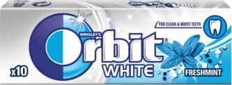 Orbit Orbit White Freshmint 10 drażetek/14g 1
