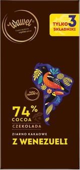 Wawel Wawel Czekolada 74% cocoa ziarno kakaowe z Wenezueli 100g 1