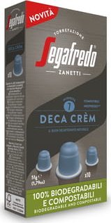 Segafredo Kawa bezkofeinowa Segafredo Zanetti Deca Crem w kapsułkach 10 x 5,1 g 1