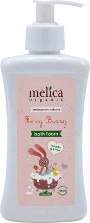 Melica MELICA Organic pianka do kąpieli dla dzieci Funny Bunny, 300ml 1