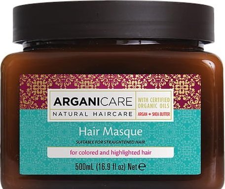 Arganicare ArganiCare Shea Butter Maska do farbowanych i rozjaśnionych włosów 500 ml 1