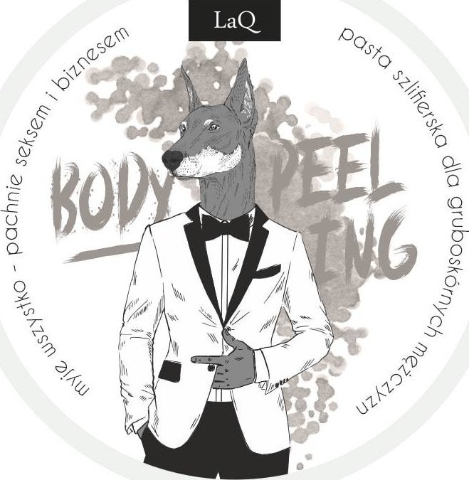 LaQ LaQ Doberman Peeling-Pasta szlifierska do ciała dla gruboskórnych mężczyzn 200ml 1