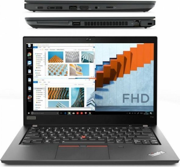 Laptop Lenovo Notebook Lenovo ThinkPad T14 Ryzen 5 PRO 5650U 8GB 256GB SSD 14" 1