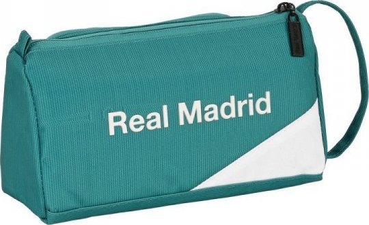 Piórnik Real Madrid Torba szkolna Real Madrid C.F. Biały Turkusowy (20 x 11 x 8.5 cm) (32 Części) 1