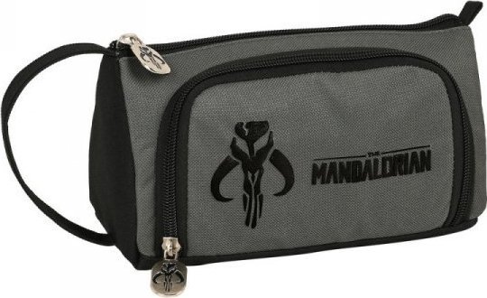 Piórnik The mandalorian Torba szkolna The Mandalorian Czarny Szary (20 x 11 x 8.5 cm) (32 Części) 1