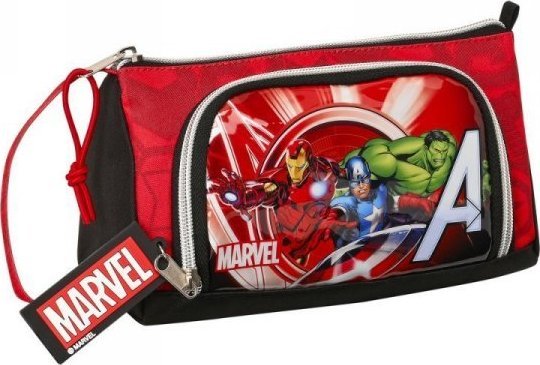 Piórnik Avengers Torba szkolna The Avengers Infinity Czerwony Czarny (20 x 11 x 8.5 cm) (32 Części) 1
