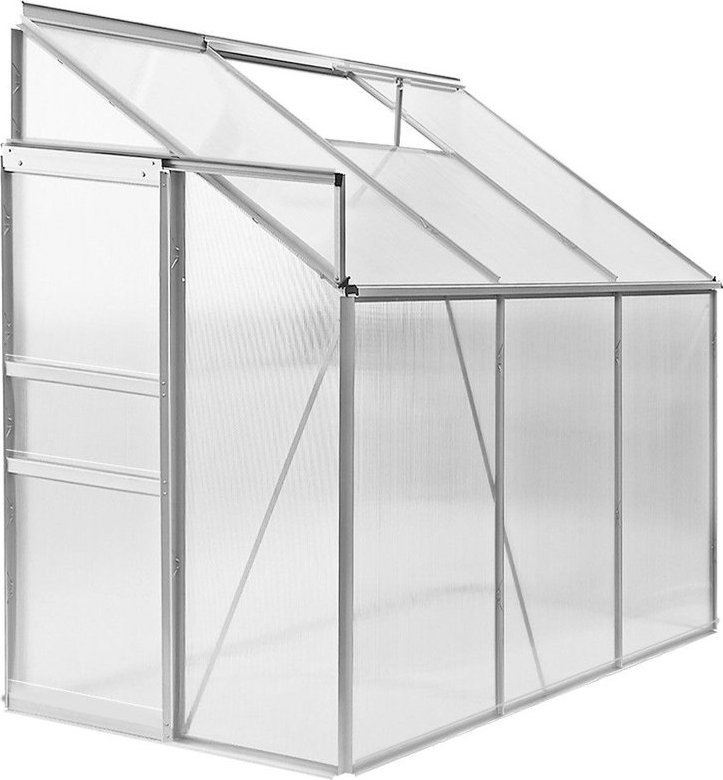WideShop TUNEL SZKLARNIA ALUMINIOWA PRZYŚCIENNA 192x127x202 1