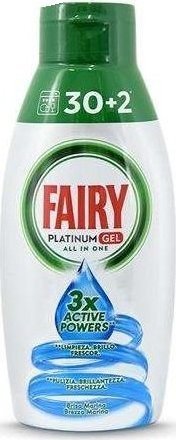 FairyŻel Do Zmywarki 650ml 30+2myć Marina Fairy Platinumm! 1
