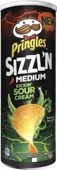 Pringles Pringles Sizzln 160g Kicking Sour Cream 1