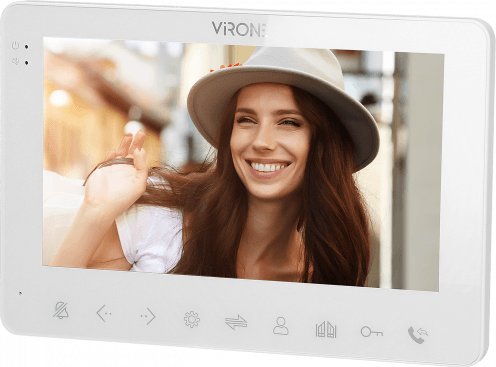 Orno Wideo monitor bezsłuchawkowy do rozbudowy zestawów VIFAR i VIFIS,  LCD 7", WiFi + APP na smartfona, sterowanie bramą 1