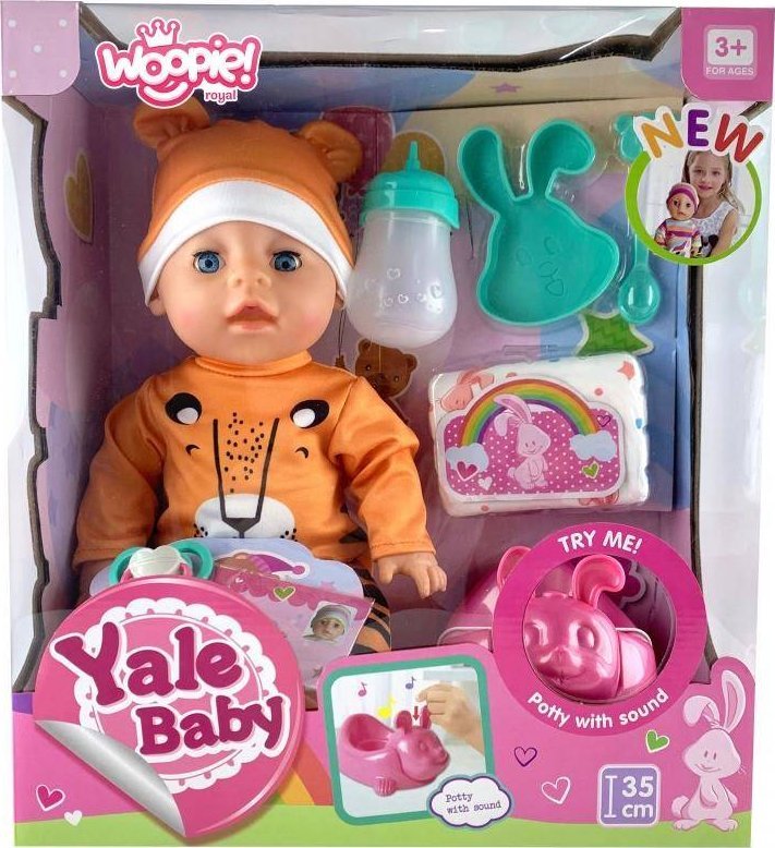 Woopie WOOPIE ROYAL Lalka Interaktywna Mały Franio Tygrysek 35 cm + Akc. 1