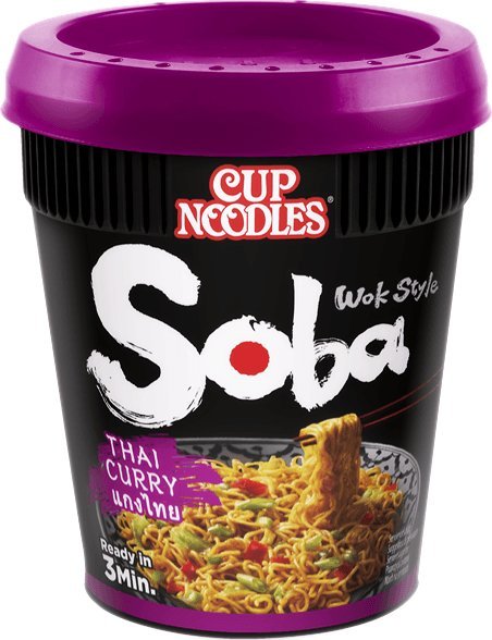Nissin Original Nissin Cup Noodles, soba o smaku tajskiego curry 87g - Nissin 1