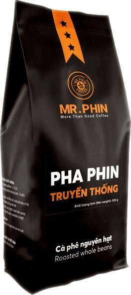 Kawa ziarnista Phuong Vy Kawa ziarnista Pha Phin Truyen Thong 500g - Mr. Phin 1