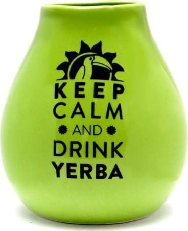 ORGANIC MATE GREEN Matero Ceramiczne Luka Green Z Logo Mate Green 350 Ml - Organic Mate Green 1