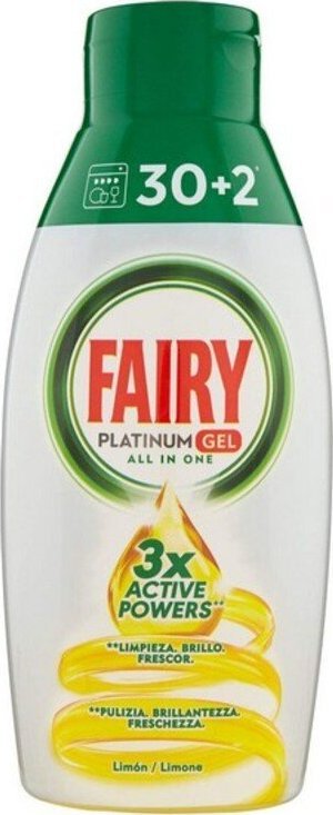 LumarkoŻel Do Zmywarki 650ml 30+2myć Lemon Fairy Platinumm! 1