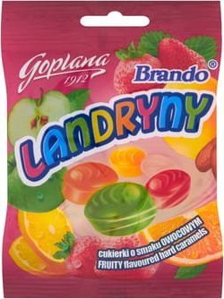 Goplana Goplana Brando Landryny Cukierki o smaku owocowym 90 g 1