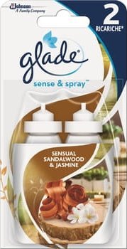 Glade Podwójny zapas do odświeżacza powietrza Glade sense&spray sensual sandalwood & jasmine 36ml 1
