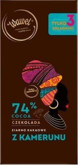 Wawel Wawel Czekolada 74% cocoa ziarno kakaowe z KAMERUNU 100g 1