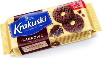 Krakuski Krakuski Herbatniki Kakaowe 163g 1