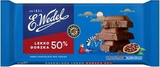 Wedel E.Wedel Czekolada Lekko Gorzka 50% 90g 1