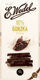 Wedel E. Wedel Czekolada Premium Gorzka 80% 100g 1