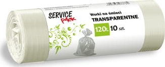 SP SP Worki na śmieci LDPE 120L 10szt. Transparent 1