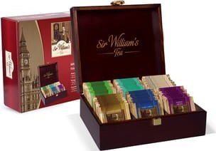 Sir Williams MAŁA SKRZYNKA Z HERBATAMI SIR WILLIAM'S TEA 90 SZT 168G  [109|82] 1