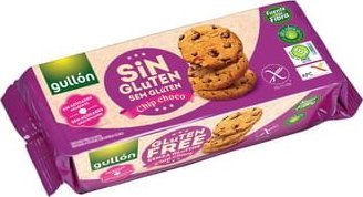 GULLON Gullon ciastka z kawałkami czekolady 130 g, bez dodatku cukrów. Zawiera substancje słodzące. Produkt bezglutenowy. 1