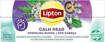 Lipton Herbata ziołowa Lipton Spokojna głowa z naturalnym aromatem 20 TB 26g 1