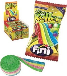 FINI Fini Roller Fantazja Kwaśne żelki o smaku owocowym 20g 1